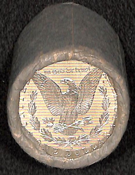 $10 BU Roll of Uncirculated Silver Morgan Dollars w/ End Roll CC (Carson City)